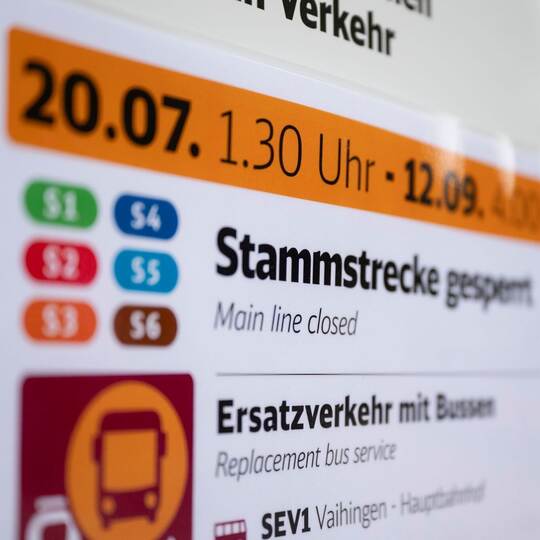 Bahn stellt Pläne für Schienenersatzverkehr vor