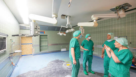 OP-Saal Umbau RKH Mühlacker