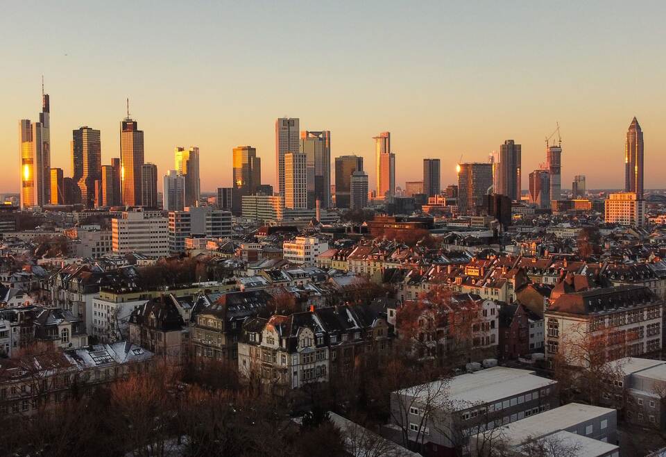 Banken-Skyline in Frankfurt Banken-Skyline in Frankfurt
