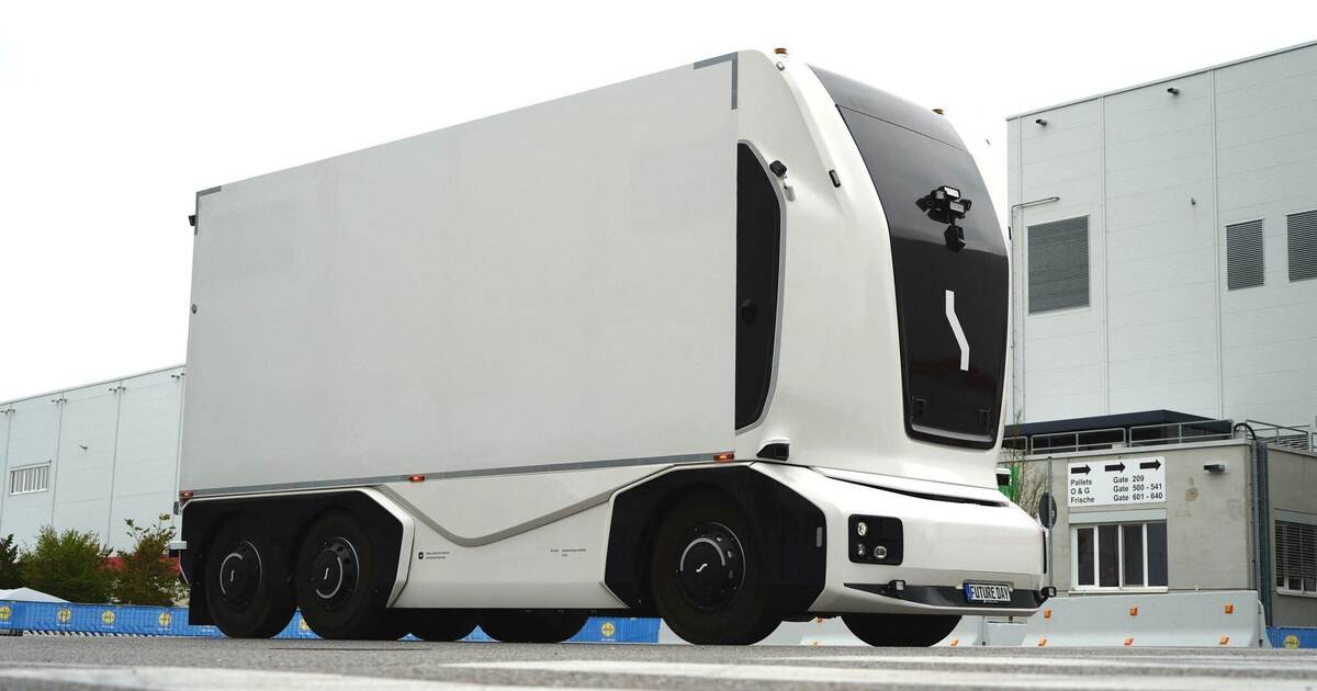 Shortage of truck drivers: Lidl tests driverless trucks in Hesse