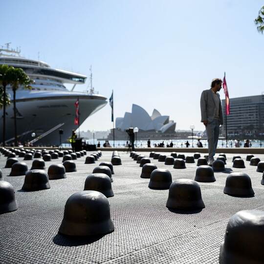 Ai Weiwei Kunstwerk «Mushrooms» in Sydney