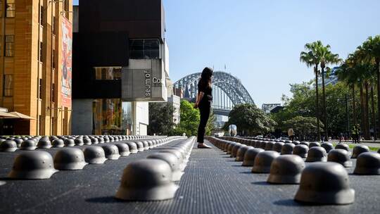 Ai Weiwei Kunstwerk «Mushrooms» in Sydney Ai Weiwei Kunstwerk «Mushrooms» in Sydney