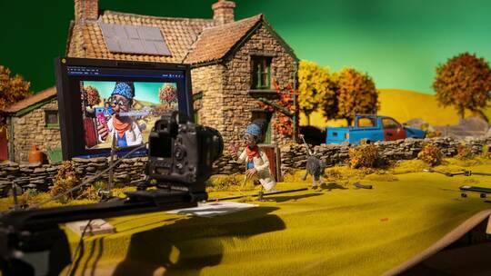 Zwei Sekunden Film am Tag: Beim Dreh von «Shaun das Schaf» Zwei Sekunden Film am Tag: Beim Dreh von «Shaun das Schaf»