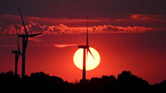 Sonnenuntergang in Nordrhein-Westfalen Sonnenuntergang in Nordrhein-Westfalen