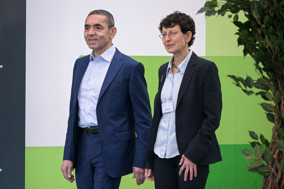 Biontech-Gründer Uğur Şahin und Özlem Türeci Biontech-Gründer Uğur Şahin und Özlem Türeci
