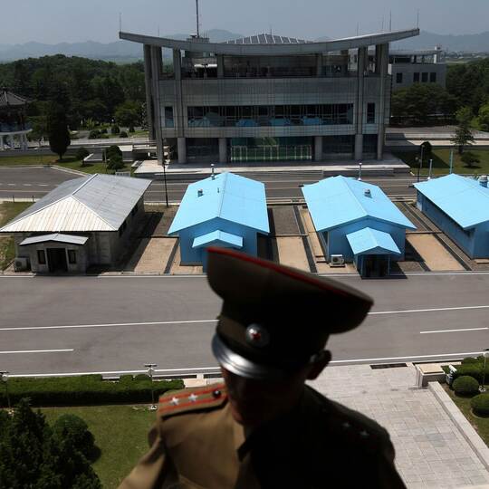 In der demilitarisierten Zone zwischen Nord- und Südkorea