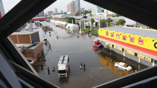 Überschwemmungen in Bangkok