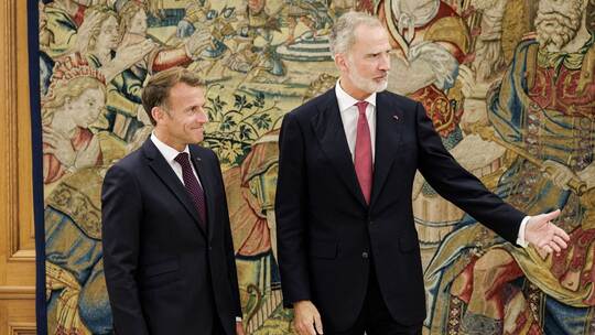Frankreichs Präsident Macron zu Staatsbesuch in Spanien Frankreichs Präsident Macron zu Staatsbesuch in Spanien