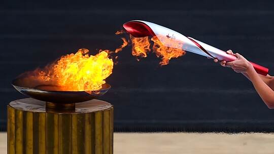 Olympische Flamme Olympische Flamme