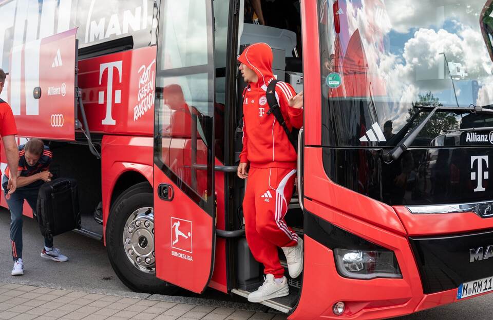 Mannschaftsbus des FC Bayern Mannschaftsbus des FC Bayern