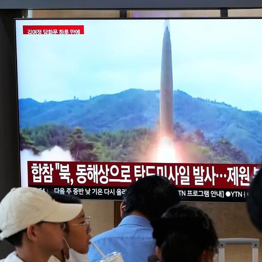 Nordkorea feuert ballistische Rakete