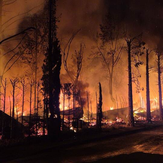 Brand auf Campingplatz am Gardasee