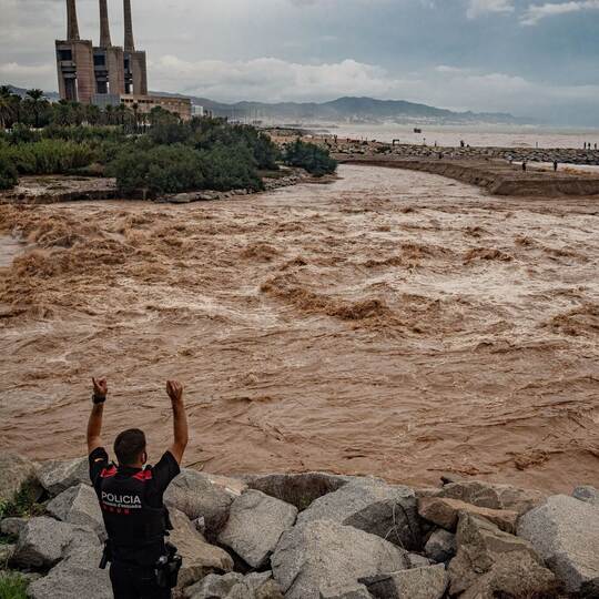 Unwetter in Spanien