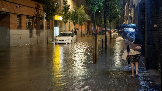 Unwetter in Spanien Unwetter in Spanien