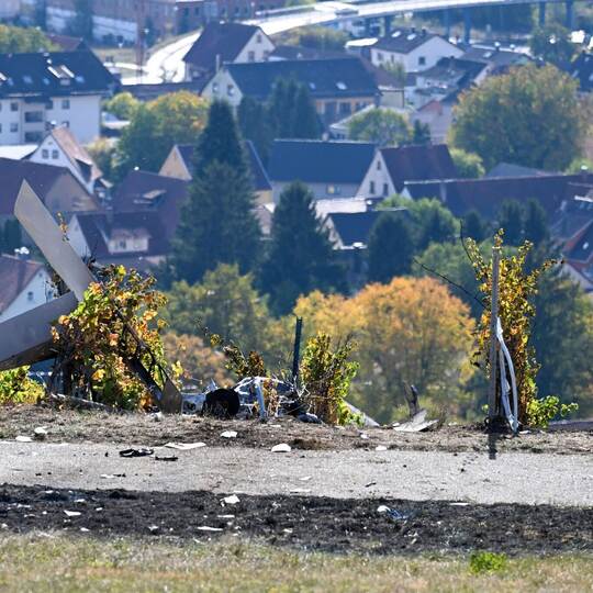 Kleinflugzeug im Landkreis Heilbronn abgestürzt