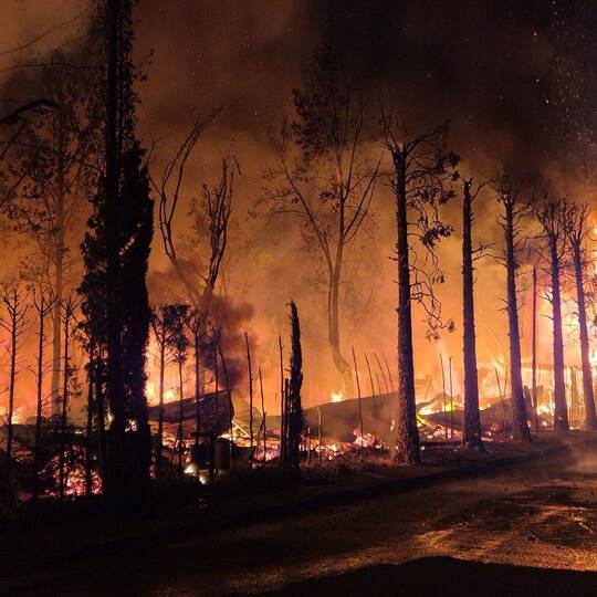 Brand auf Campingplatz am Gardasee