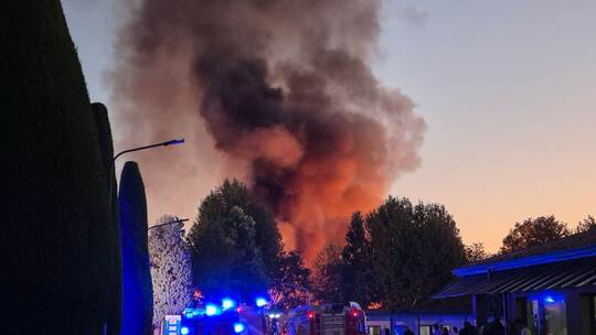 Brand auf Campingplatz am Gardasee Brand auf Campingplatz am Gardasee