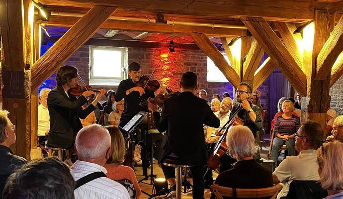 Vier Streicher im Groove: Atom String Quartett in Pforzheim