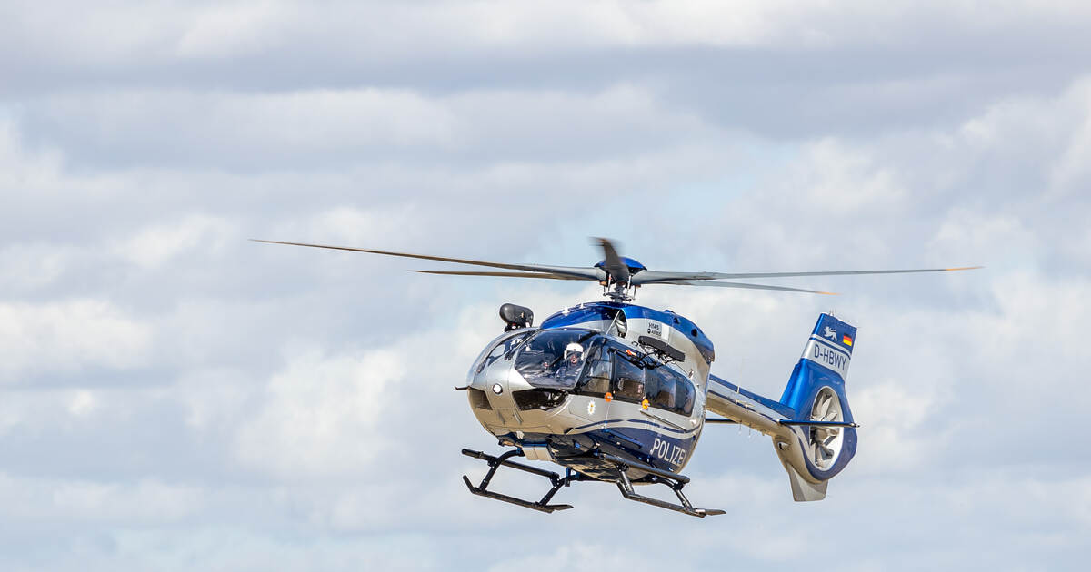 Hubschrauber über Neuenbürg: Polizei sucht mutmaßlichen Einbrecher