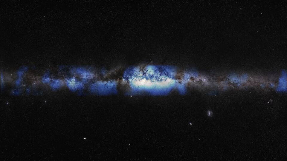 Die Milchstraße, gesehen mit Neutrino-Augen Die Milchstraße, gesehen mit Neutrino-Augen