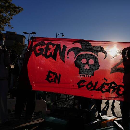 Schulproteste in Frankreich