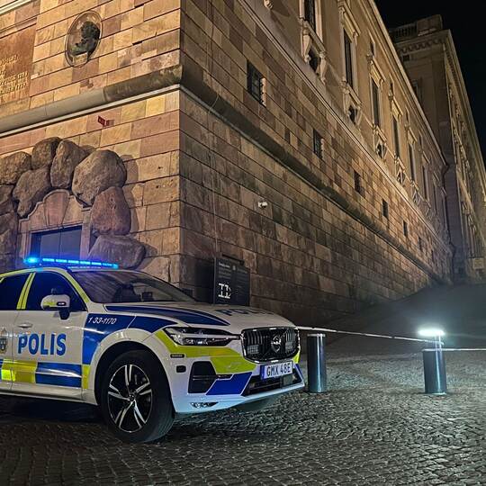 Polizeischüsse am Stockholmer Schloss