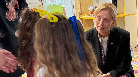 Bundesfamilienministerin in Kiew Bundesfamilienministerin in Kiew