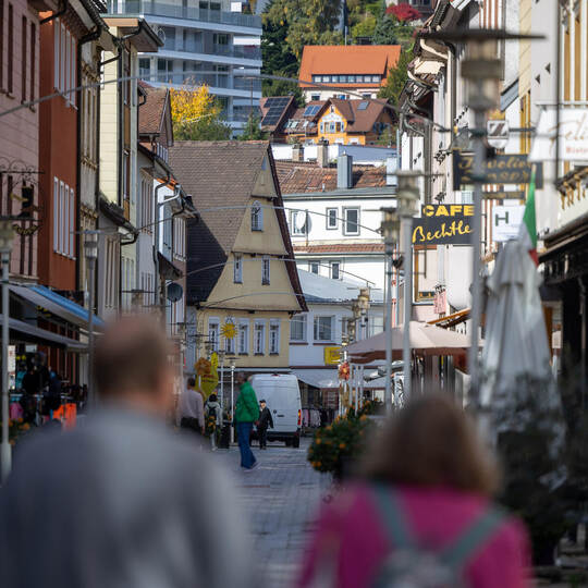 Wildbad Wilhelmstraße Ansicht