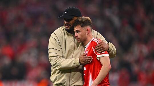 Vincent Kompany und Joshua Kimmich Vincent Kompany und Joshua Kimmich