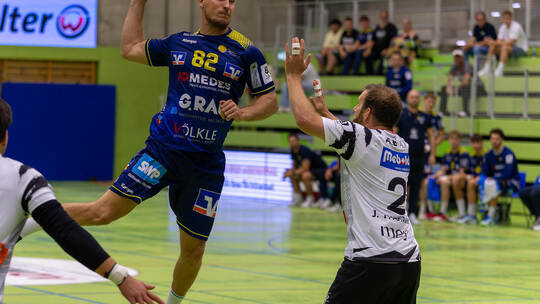 Die SG-Handballer hoffen, dass Matej Mikita (links) für das Heimspiel gegen den TV Bittenfeld II wieder zur Verfügung steht. Ral
