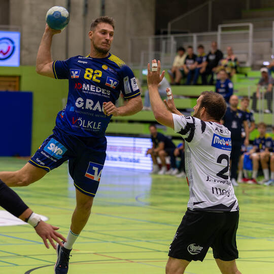 Die SG-Handballer hoffen, dass Matej Mikita (links) für das Heimspiel gegen den TV Bittenfeld II wieder zur Verfügung steht. Ral