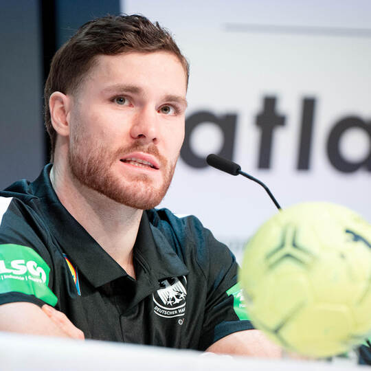 Handball EM - Pressekonferenz vor Spiel gegen Spanien