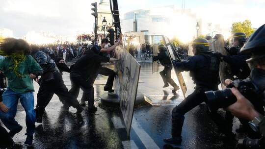 Schulproteste in Frankreich