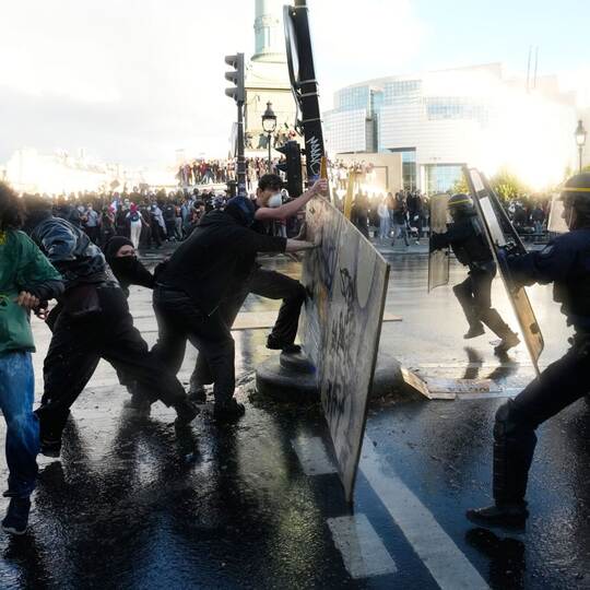 Schulproteste in Frankreich
