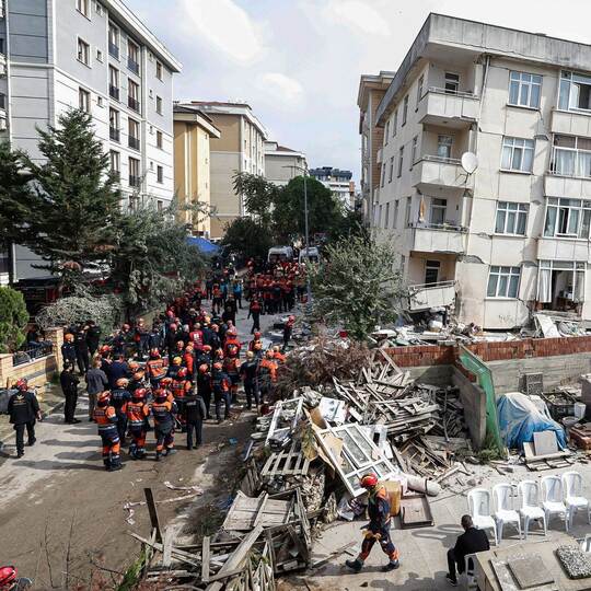 Gebäudeeinsturz in der Türkei