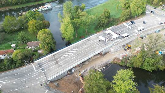 Neue Murrbrücke in Expressbauweise