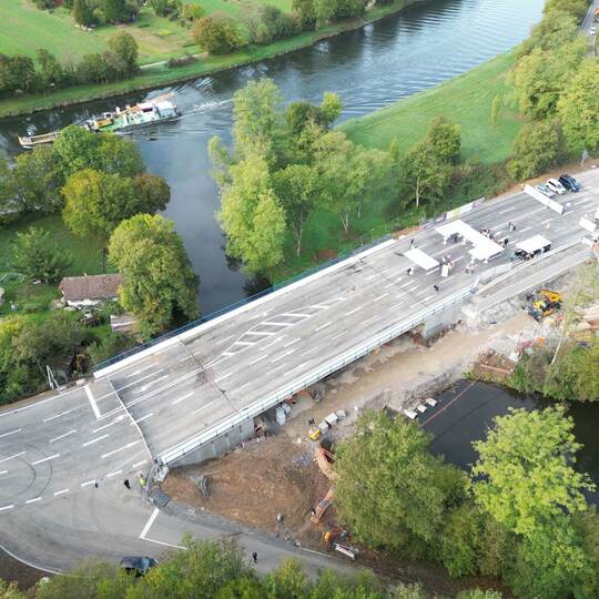 Neue Murrbrücke in Expressbauweise