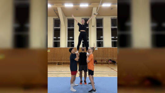 Das erste Training der Cheer United Pforzheim war ein voller Erfolg. Kintop