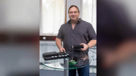 Unternehmer Sven Bogner hat immer neue Ideen. Tech Group Neuhausen