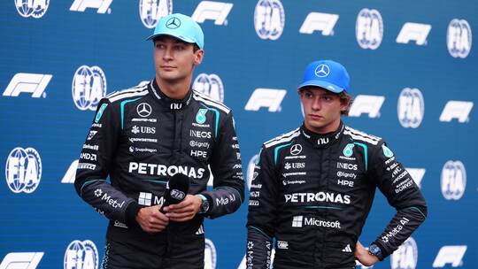 George Russell und Kimi Antonelli George Russell und Kimi Antonelli