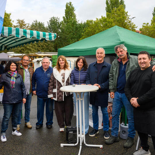Sunita Vimal, Thomas Salewski, Hans-Joachim Haegele, Oana Krichbaum, Susanne Knöller, Thomas Satinsky, Jörg Müller und Gabriel J