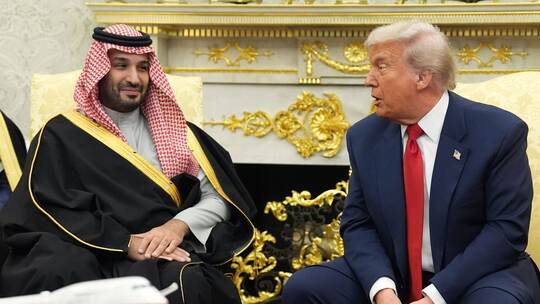 Saudi-Arabiens Kronprinz bin Salman und US-Präsident Trump Saudi-Arabiens Kronprinz bin Salman und US-Präsident Trump