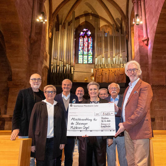 Abschluss Orgelfinanzierung Schlosskirche