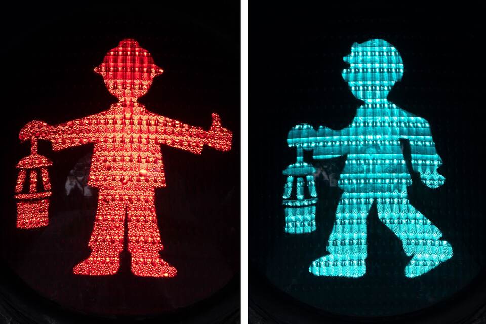 Ost-Ampelmännchen wird 65 Ost-Ampelmännchen wird 65