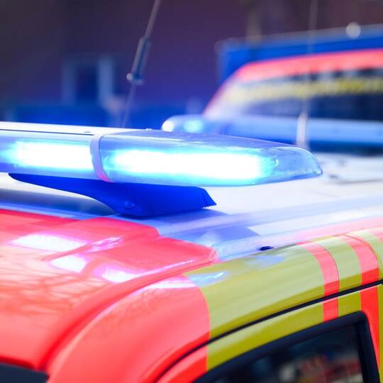 Notarzt und Rettungswagen