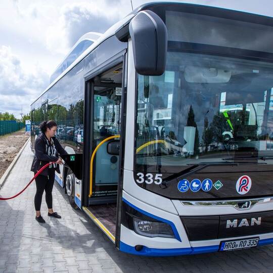 Betriebshof für Elektro- und Biomethanbusse