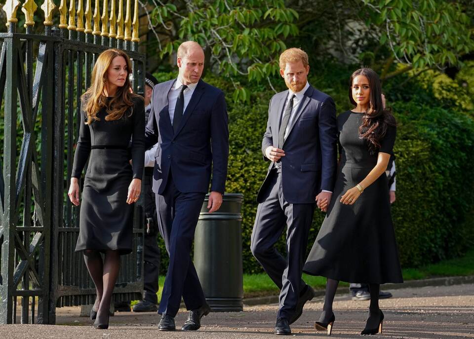 Kate und William mit Harry und Meghan Kate und William mit Harry und Meghan