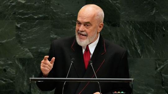 Albaniens Ministerpräsident Edi Rama Albaniens Ministerpräsident Edi Rama