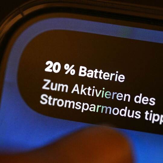 Handyakku bei 20 Prozent
