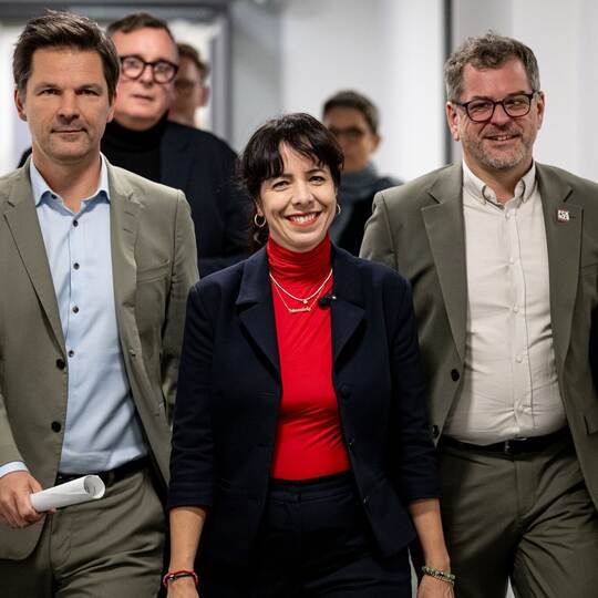 Pressekonferenz zu Sondierungsgesprächen Berlin